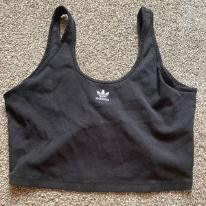 cropped adidas tank top
